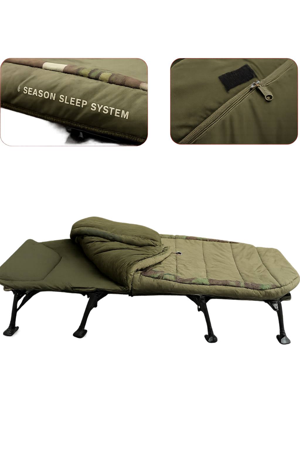 Carp Fishing 5-Season Sleeping System - B2B Wholesale Complete Bedchair Supplier
